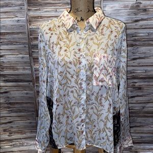 &.Layered Blouse